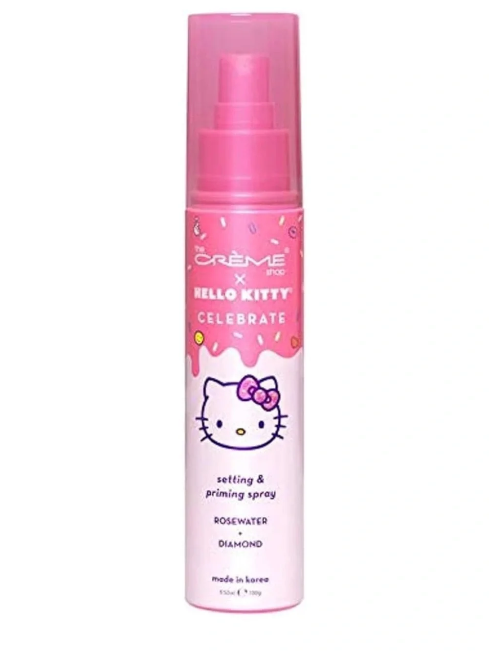 The Crème Shop x Hello Kitty Celebrate Setting & Priming Spray Rosewater 3.52 oz